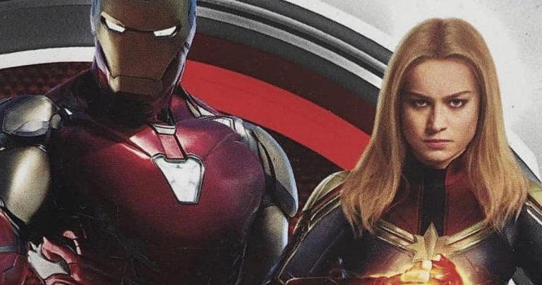 Captain Marvel et Iron Man s'unissent pour se battre dans le nouvel art promotionnel de la phase finale
