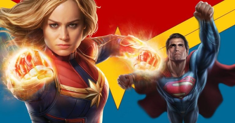 <pre>Le capitaine Marvel Beat Superman? Brie Larson pense qu'elle sait
