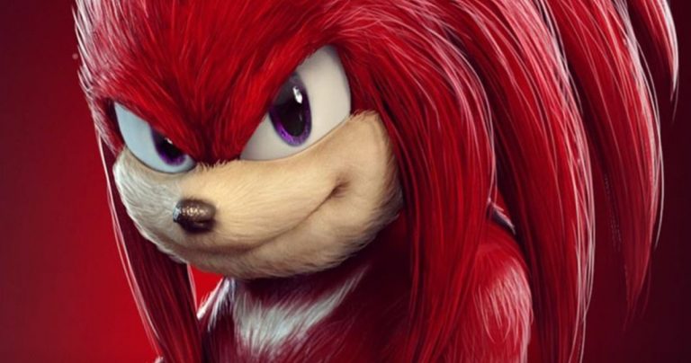 Knuckles arrive dans Sonic the Hedgehog 2 Fan Art
