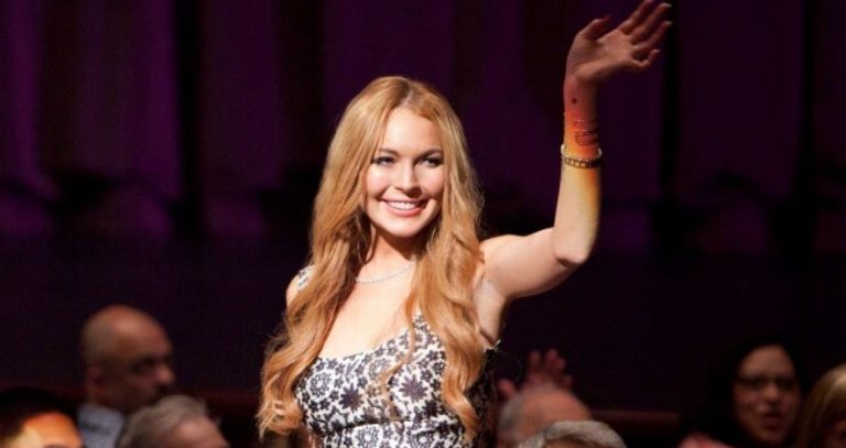 Lindsay Lohan on Glee